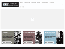 Tablet Screenshot of barrettusa.com